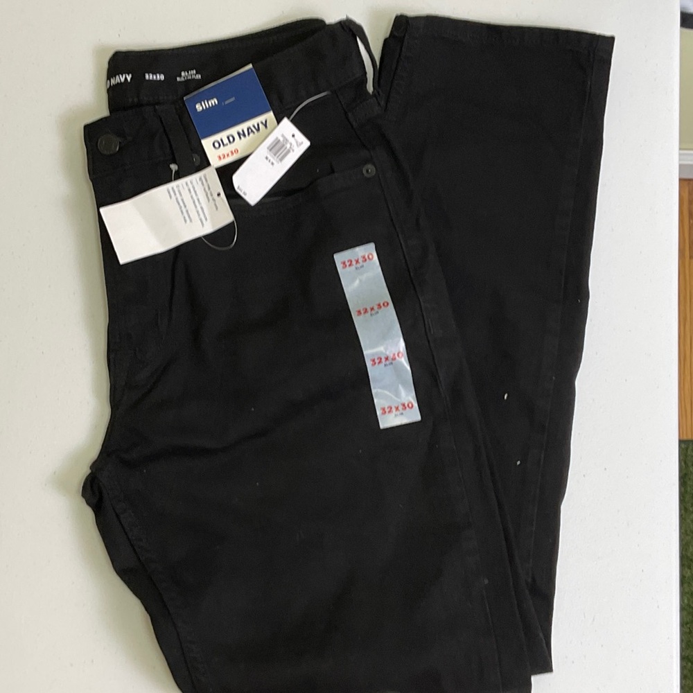 Old Navy Men's Slim Black Jeans